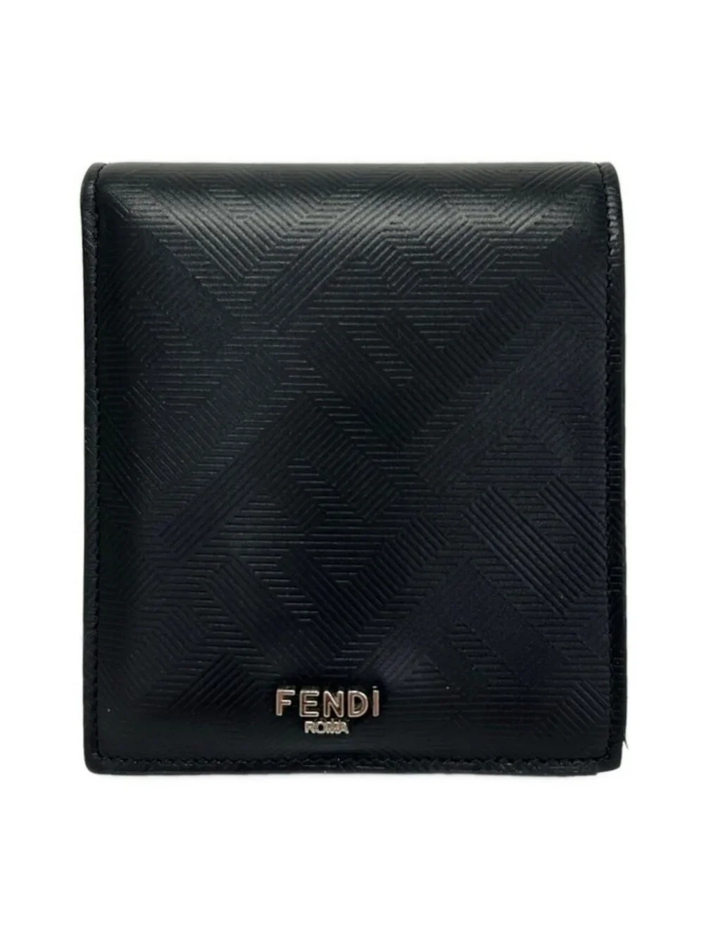Fendi Bill Purse Black Leather
